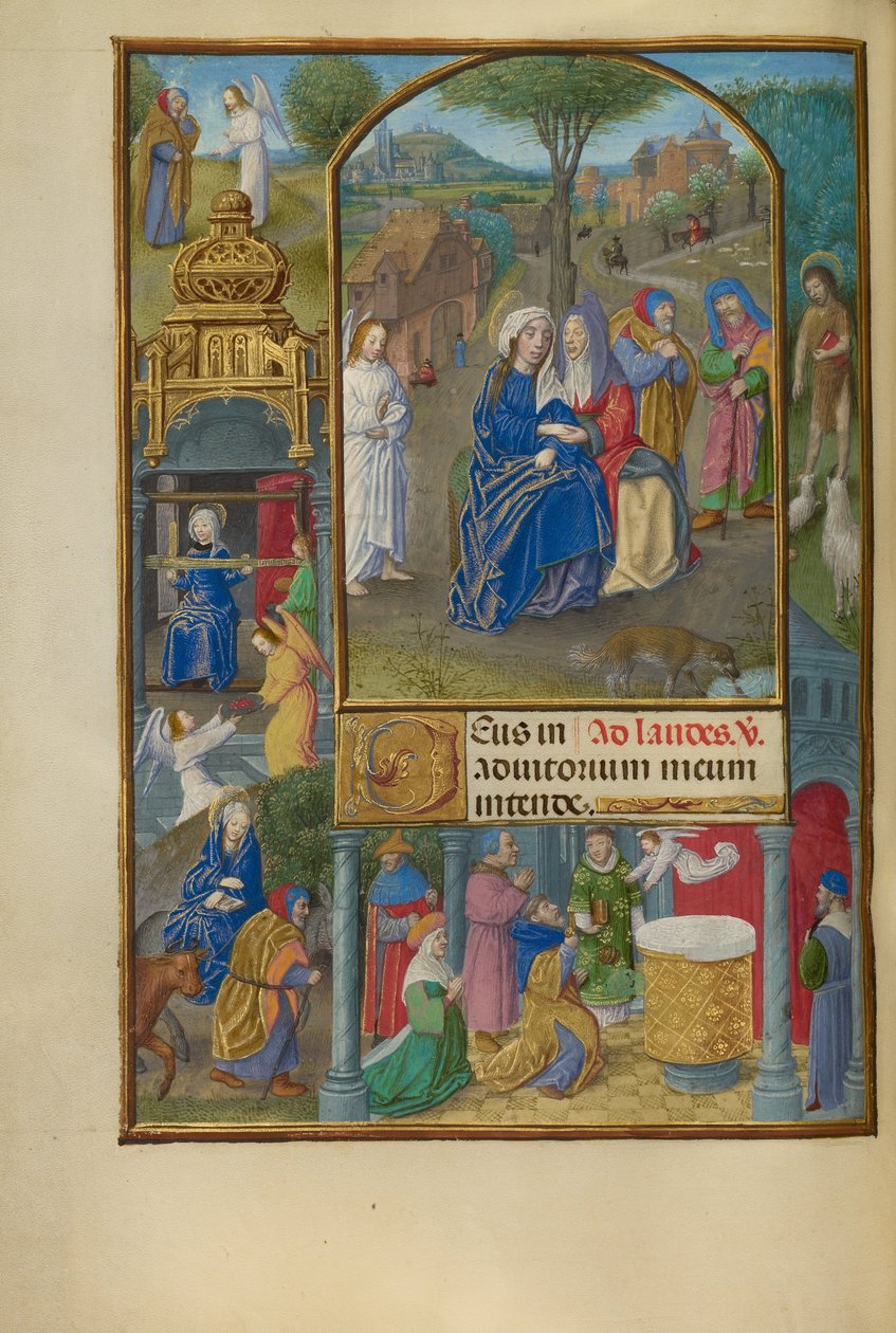 La Visitazione da Master of the Dresden Prayer Book