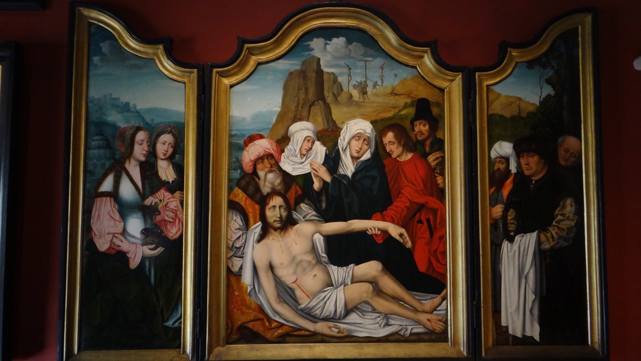 Trittico della Crocifissione da Master of the Holy Blood