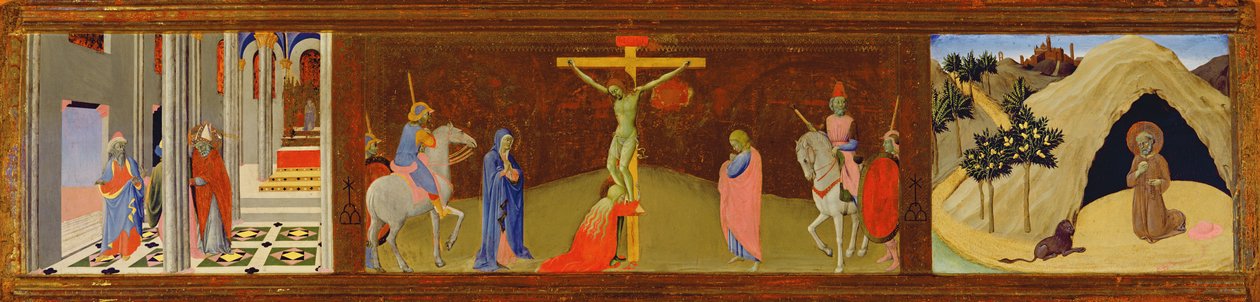 Trittico della crocifissione, 1436 da Master of the Osservanza