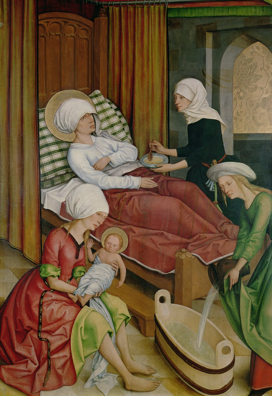 La Nascita della Vergine, c.1500 da Master of the Pfullendorf Altar