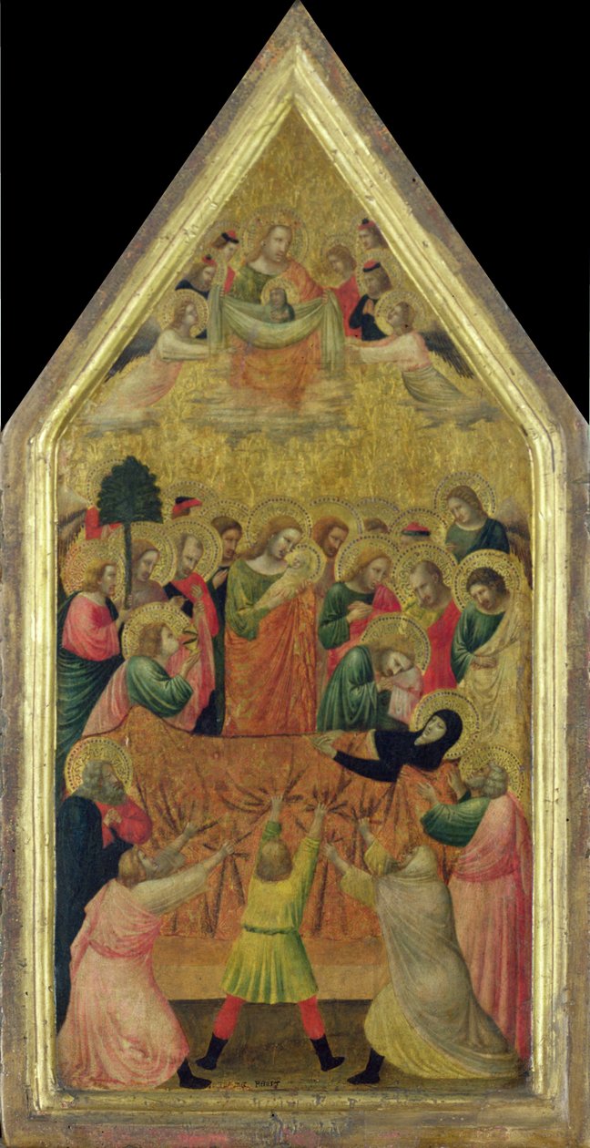 La morte della Vergine da Master of the School of Rimini