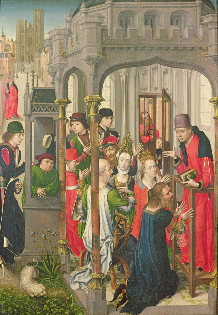 Insegnamento pastorale, c.1470 da Master of the View of St. Gudule