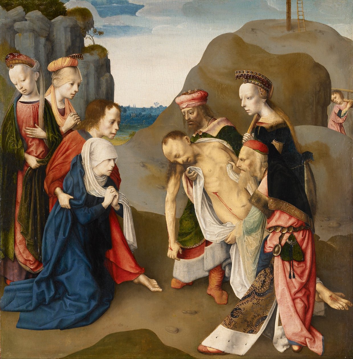 Compianto sul Cristo Morto da Master of the Virgo Inter Virgines