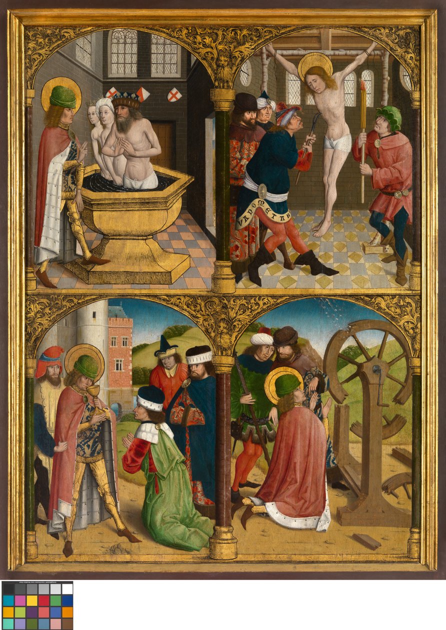 La Leggenda di San Giorgio, c.1500-10 da Master Bruges