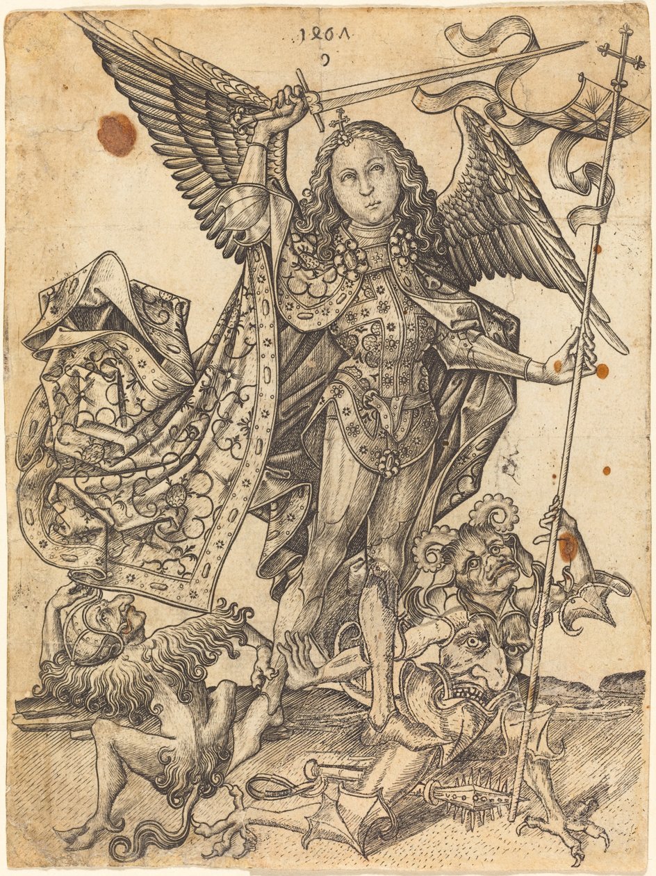 San Michele che sconfigge i diavoli da Master E.S.