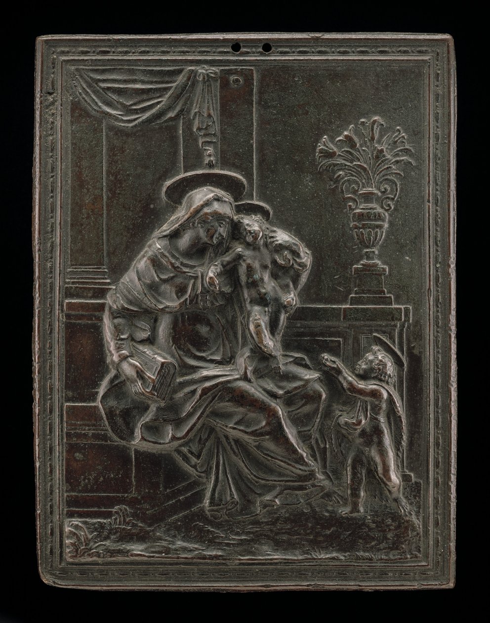 Madonna col Bambino e San Giovanni Battista da Master F.D.