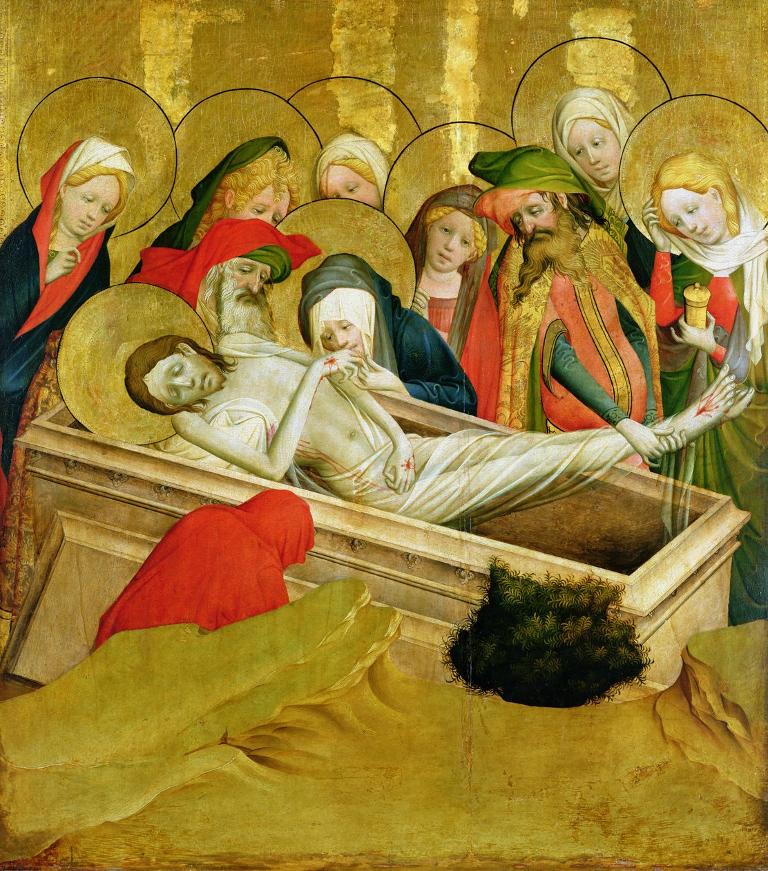 La sepoltura, pannello dall