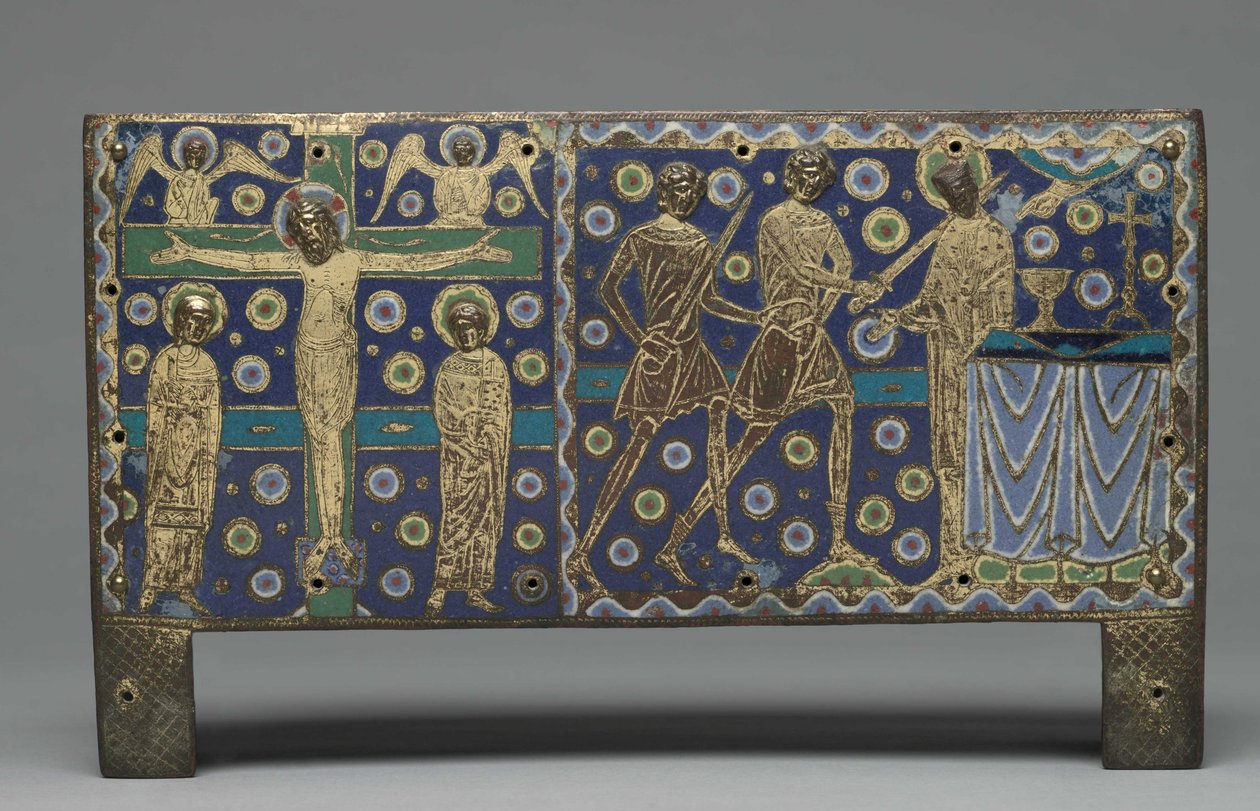 Placca da una chasse per le reliquie di San Tommaso Becket, 1220-1225 da Master G. Alpais