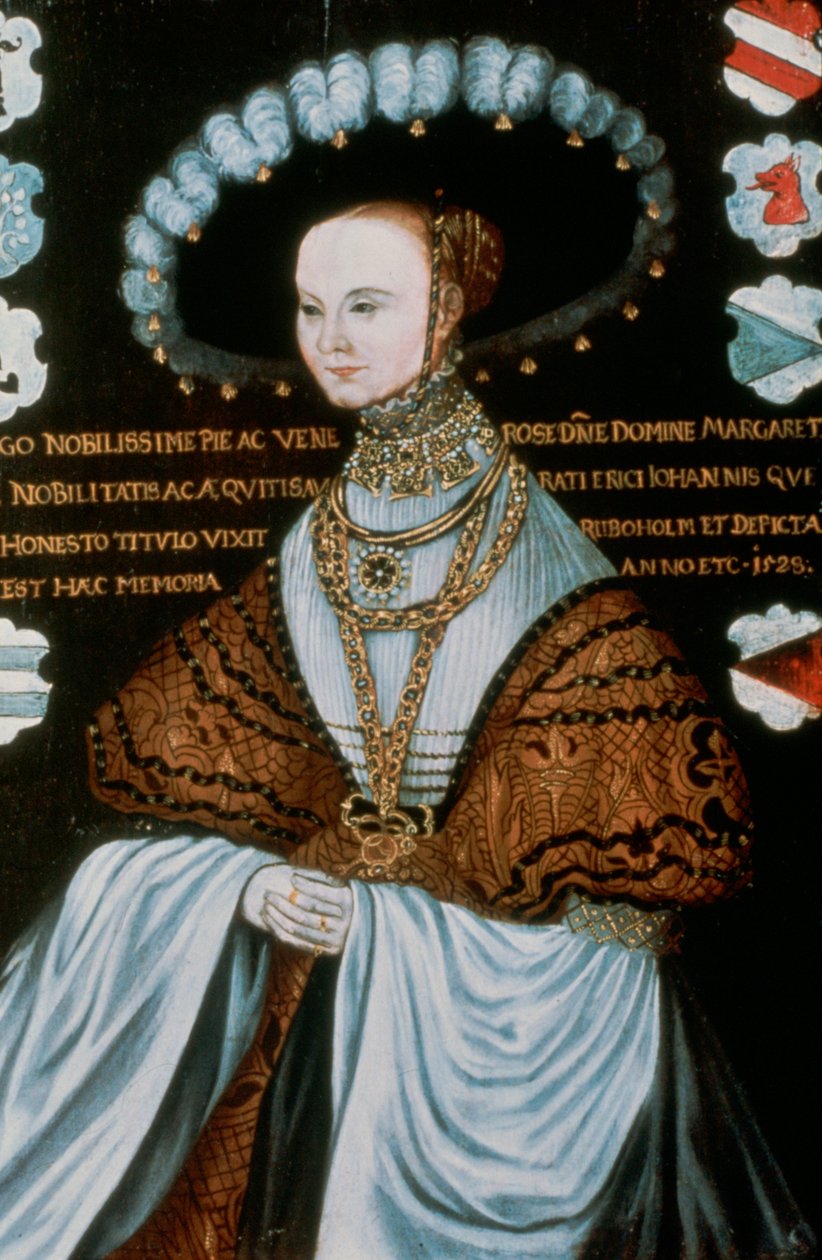 Margareta Eriksdotter Vasa (dettaglio), XVI secolo da Master Hillebrandt