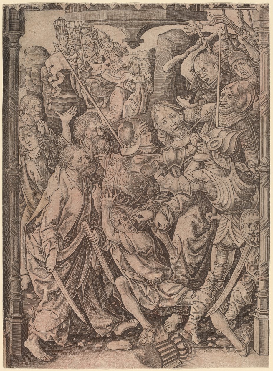 Il tradimento di Cristo da Master I.A.M. of Zwolle