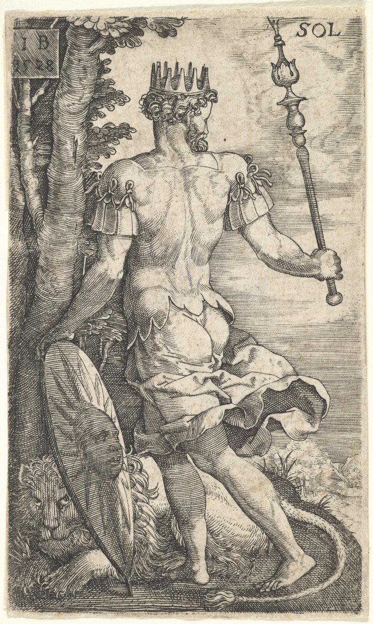 Sole da Gli dei che presiedono i pianeti, 1528 da Master I.B.