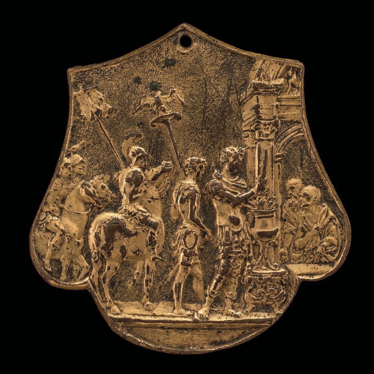 Muzio Scevola, seconda metà del XV secolo da Master IO.FF.