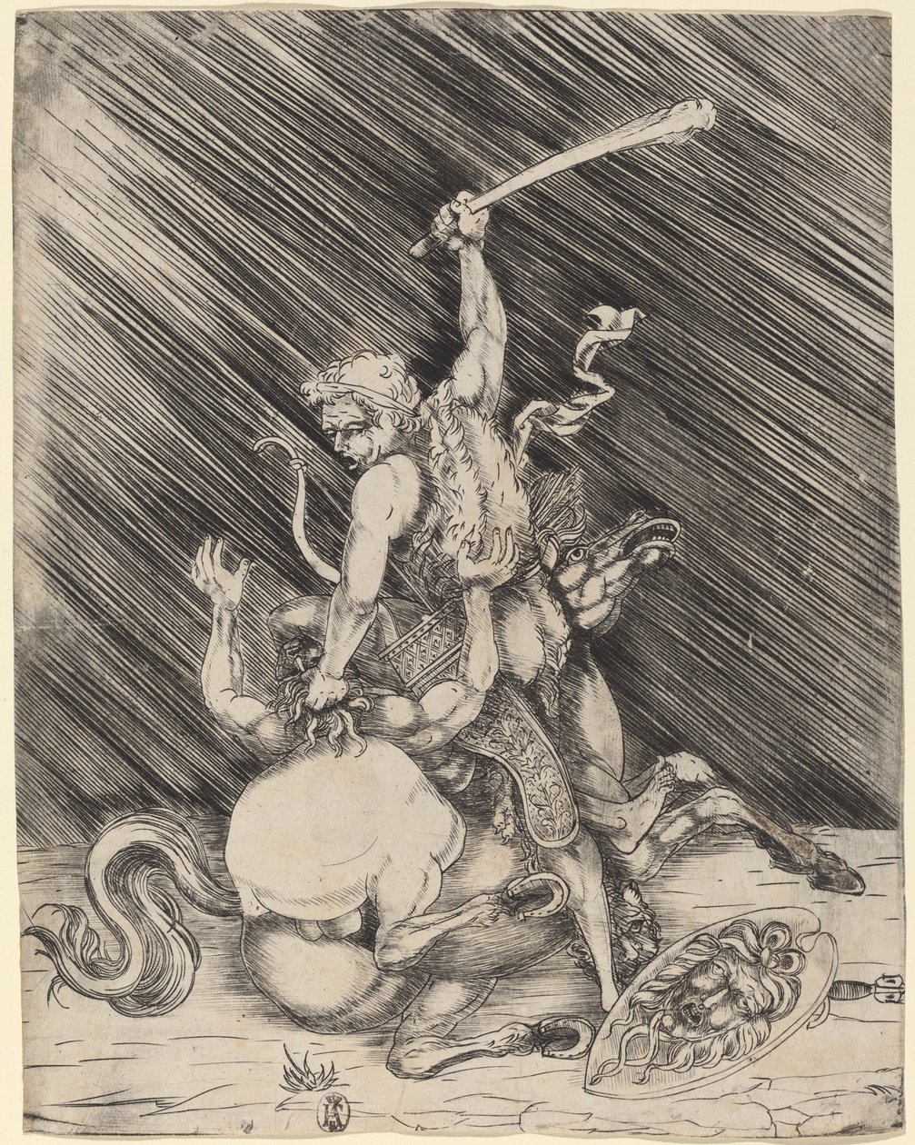 Ercole e Caco da Master of 1515