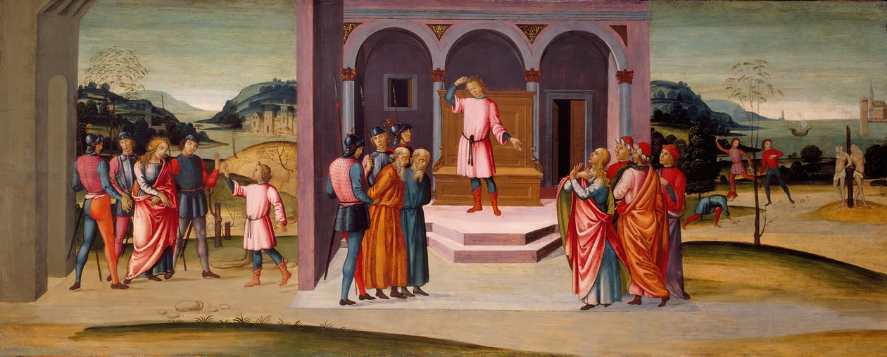 Daniele salva Susanna, il giudizio di Daniele e l