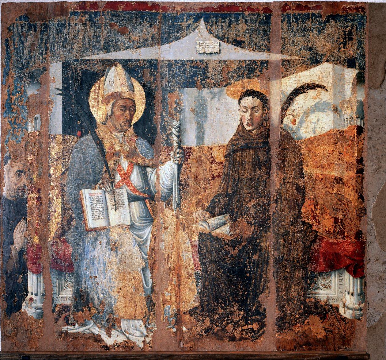 San Eleuterio di Tournai e San Placido da Master of Cesio