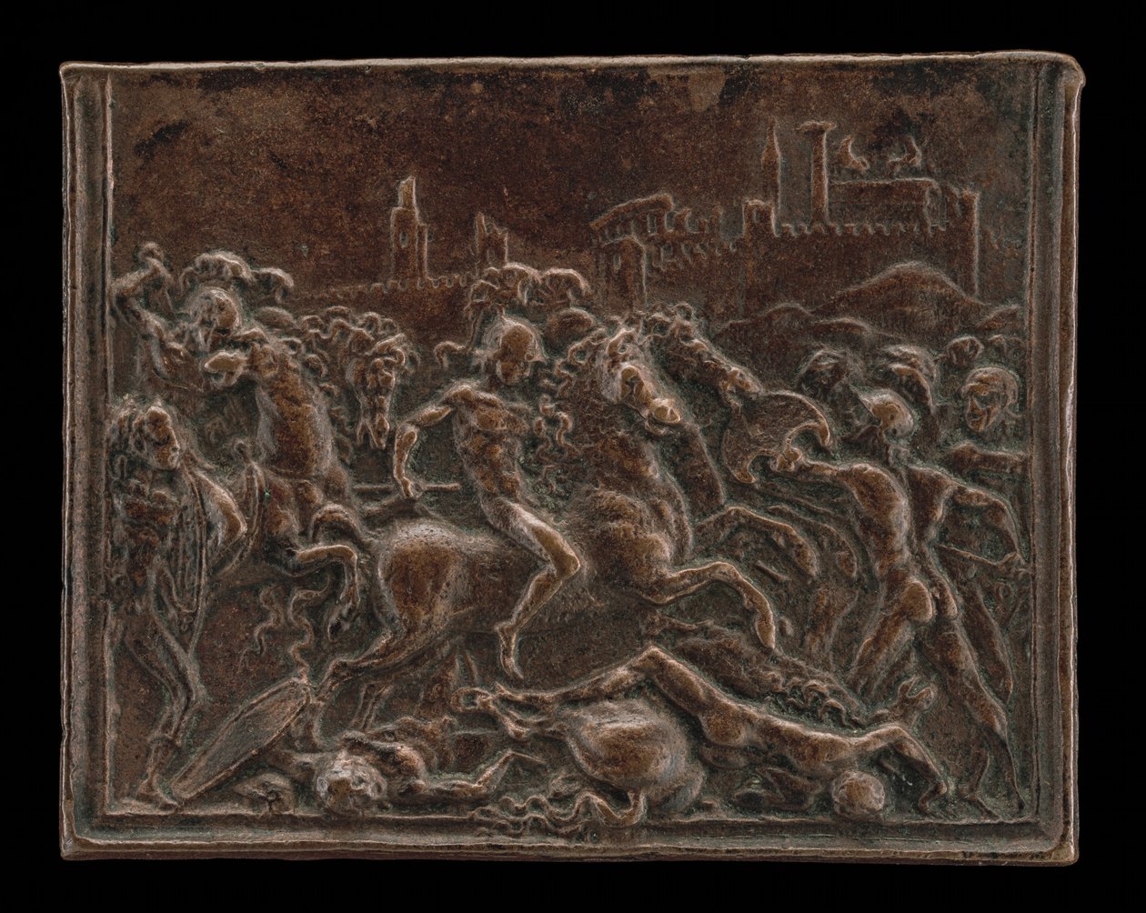 Coriolano in battaglia davanti a Roma da Master of Coriolanus