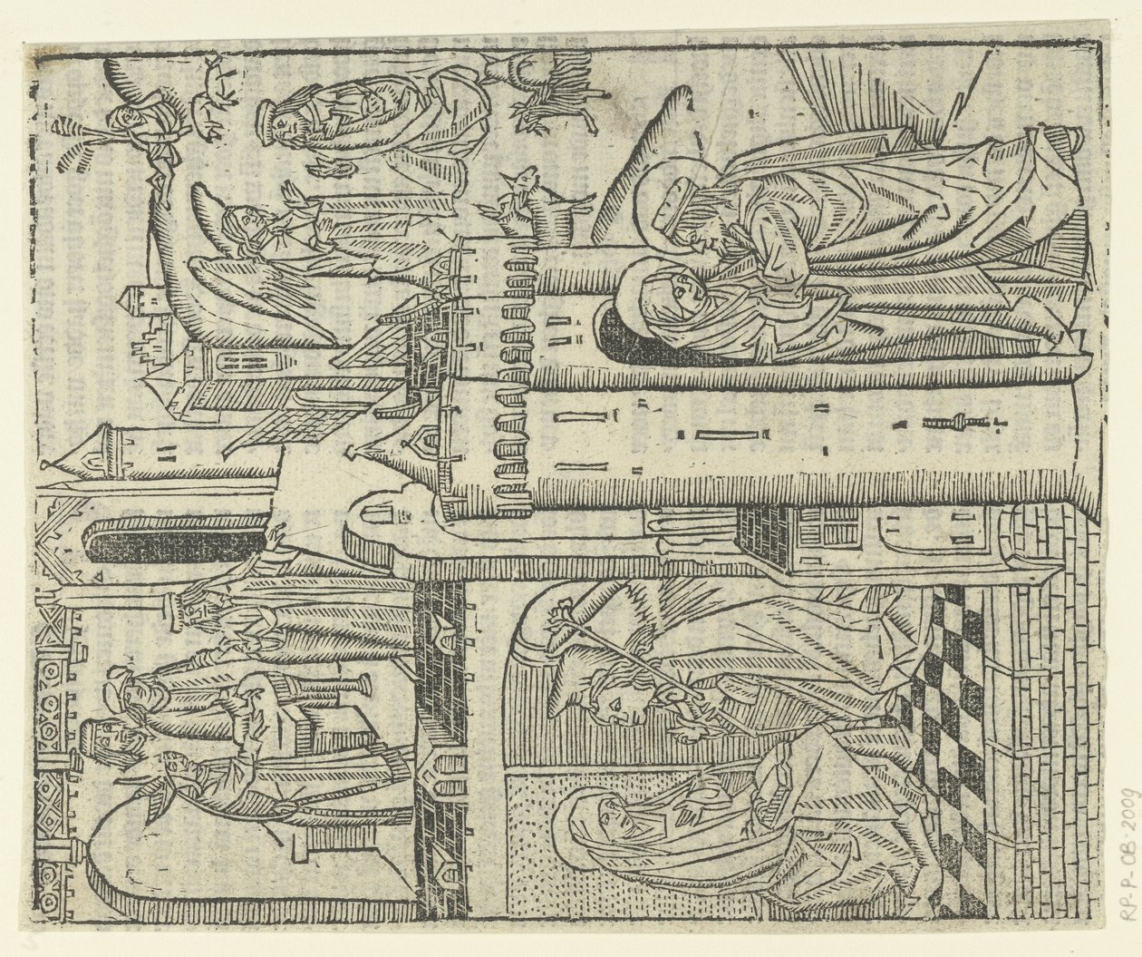 La storia di Anna e Gioacchino da Master of Delft (attributed to)