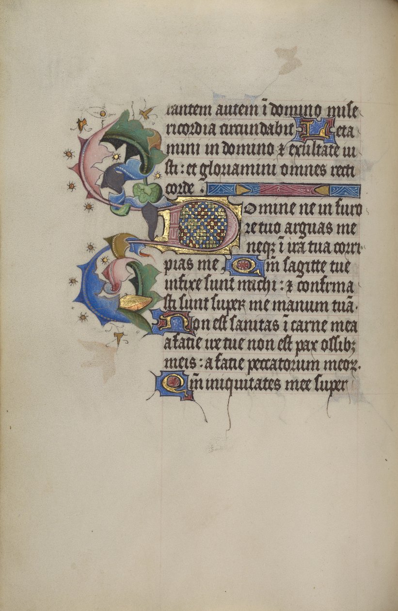 Iniziale D decorata da Master of Guillebert de Mets