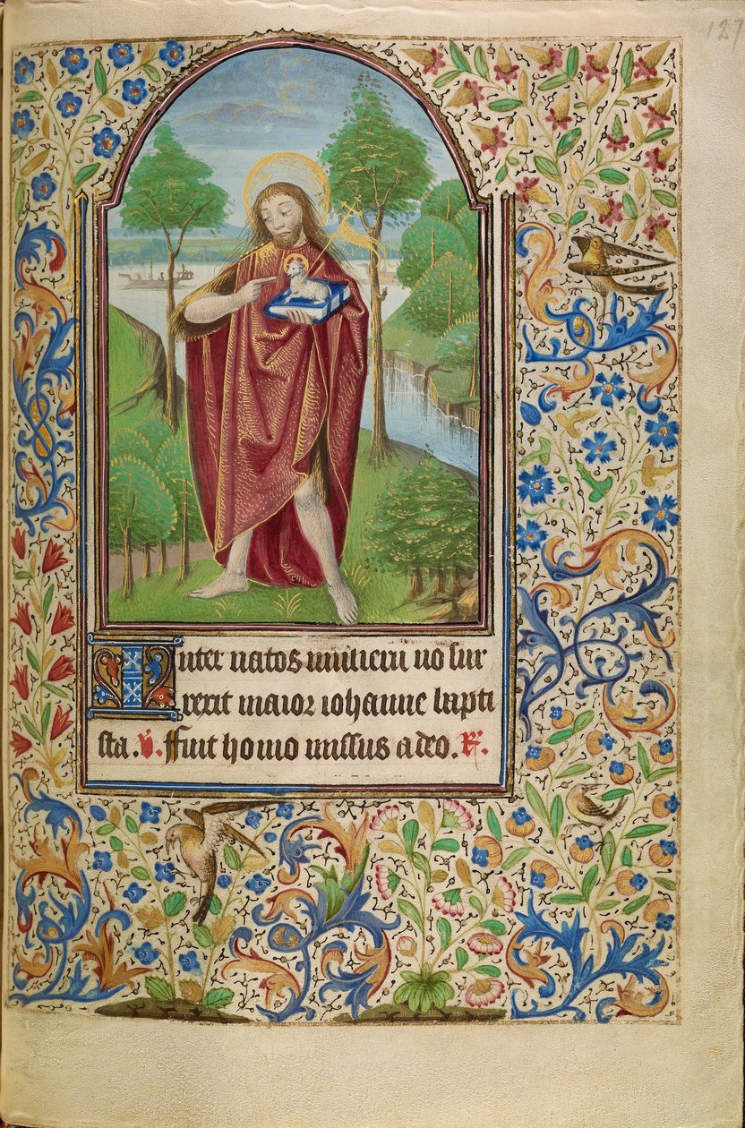 San Giovanni Battista che indica l