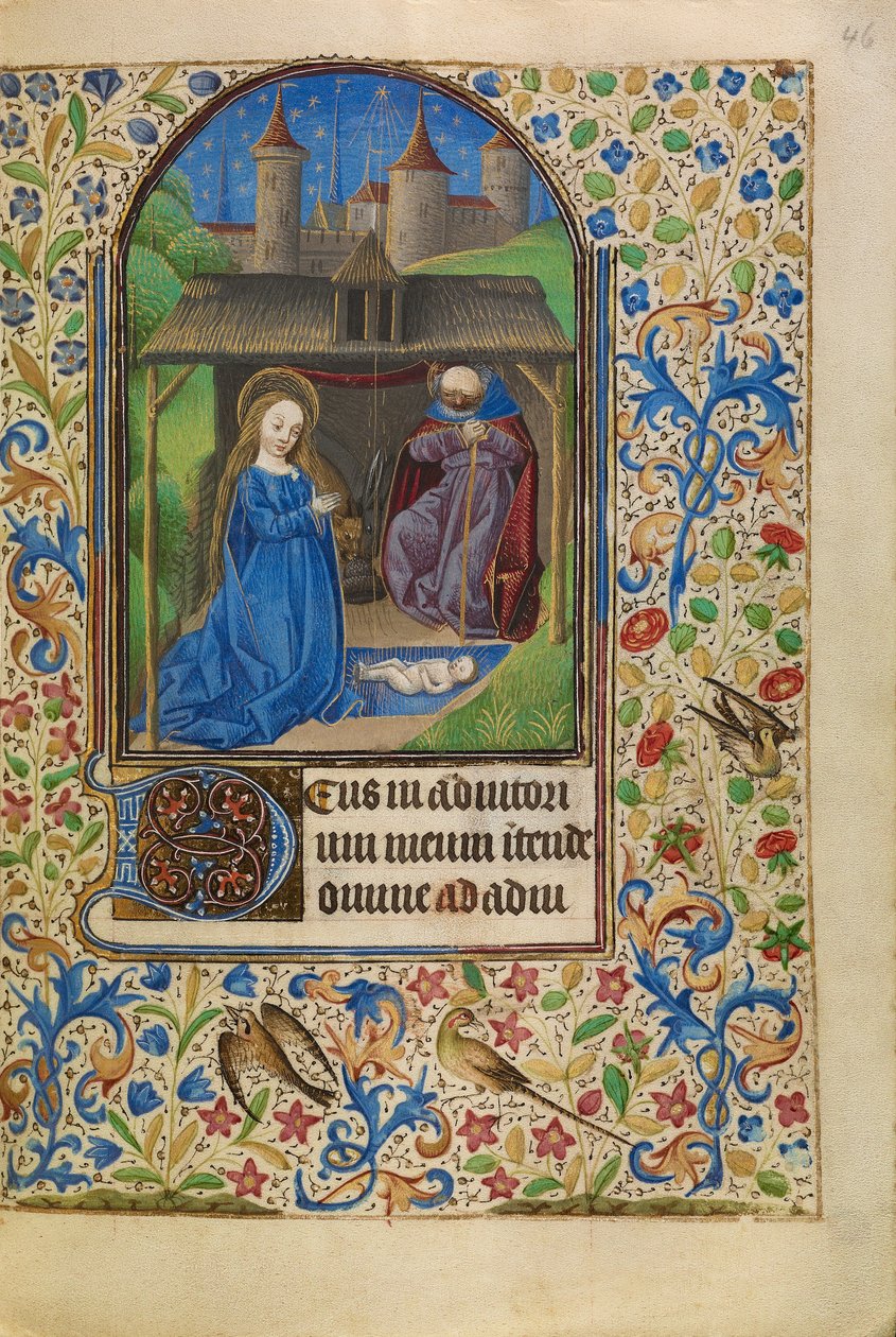 La Natività da Master of Jacques of Luxembourg