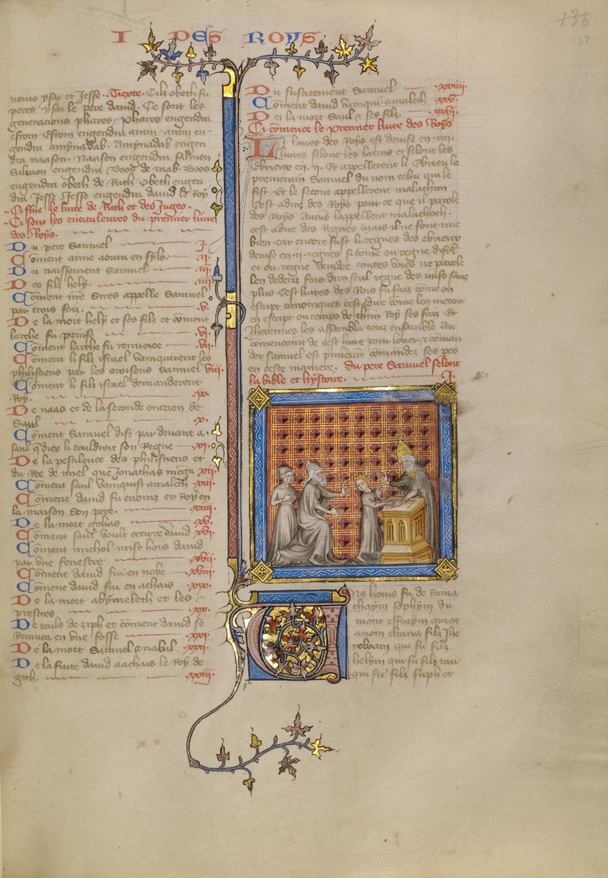 Samuele davanti al sacerdote Eli da Master of Jean de Mandeville