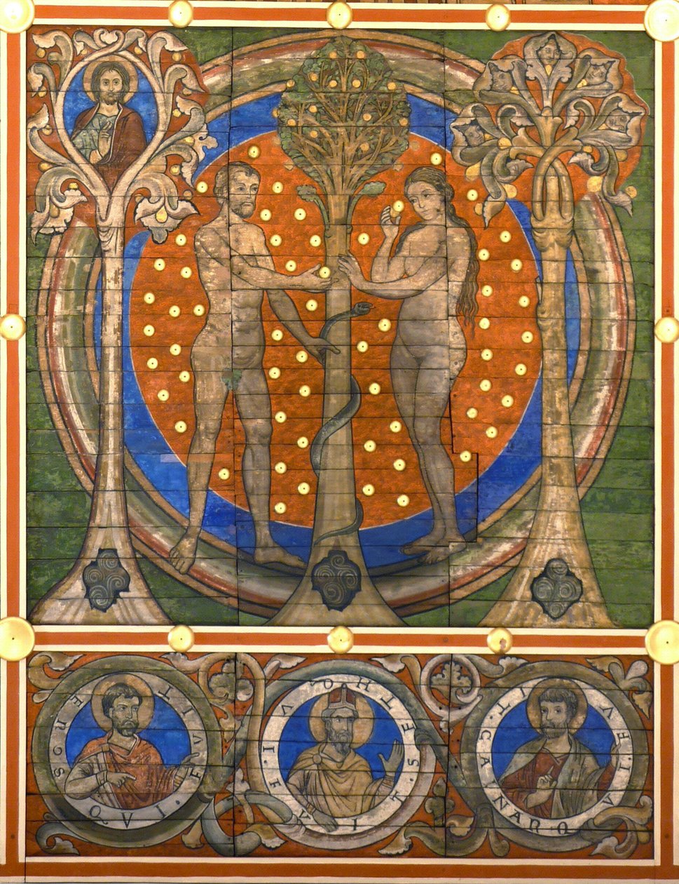 Adamo ed Eva (dettaglio) da Master of Lower Saxony