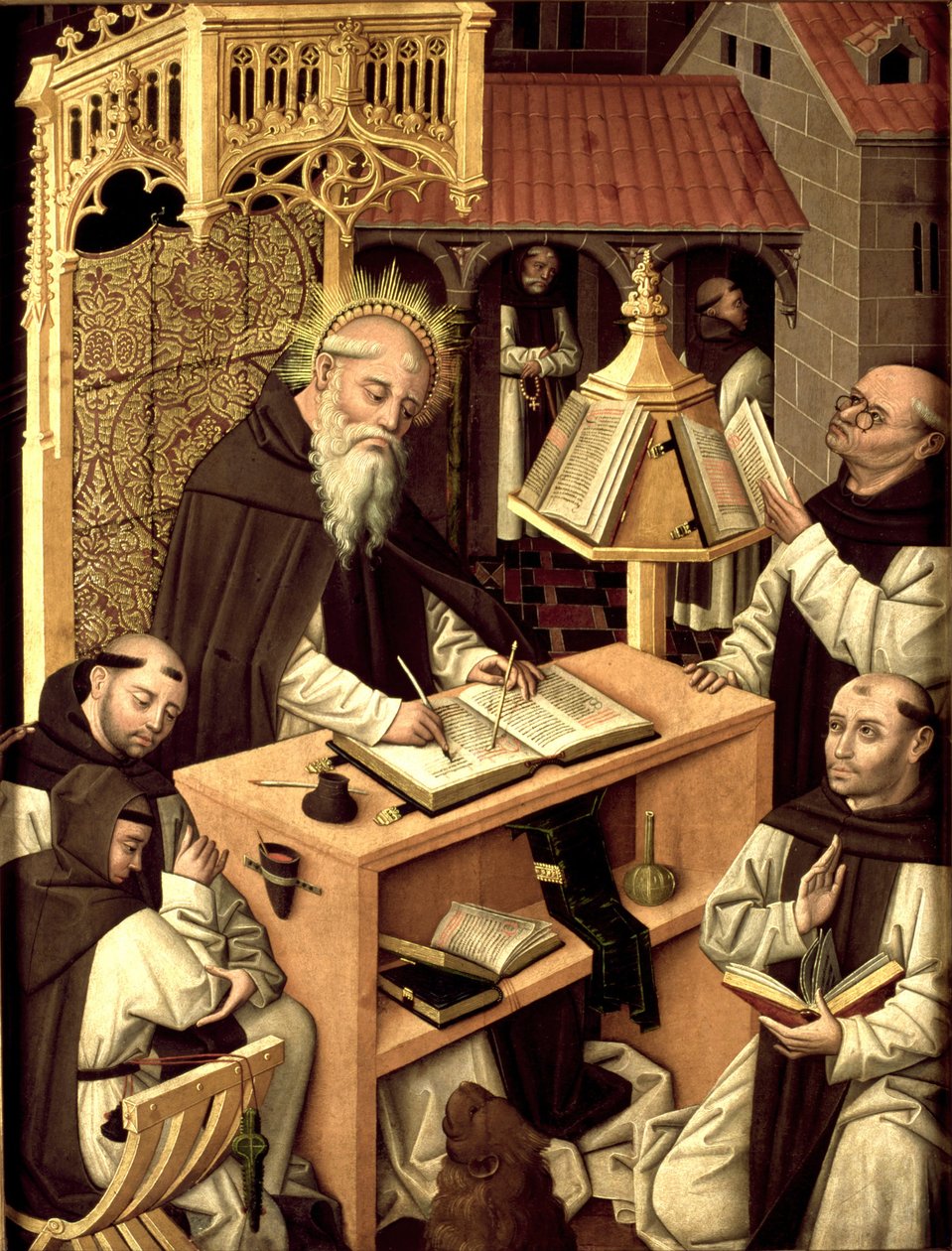 San Girolamo nello scriptorium, ca. 1485 da Master of Monasterio de Santa María
