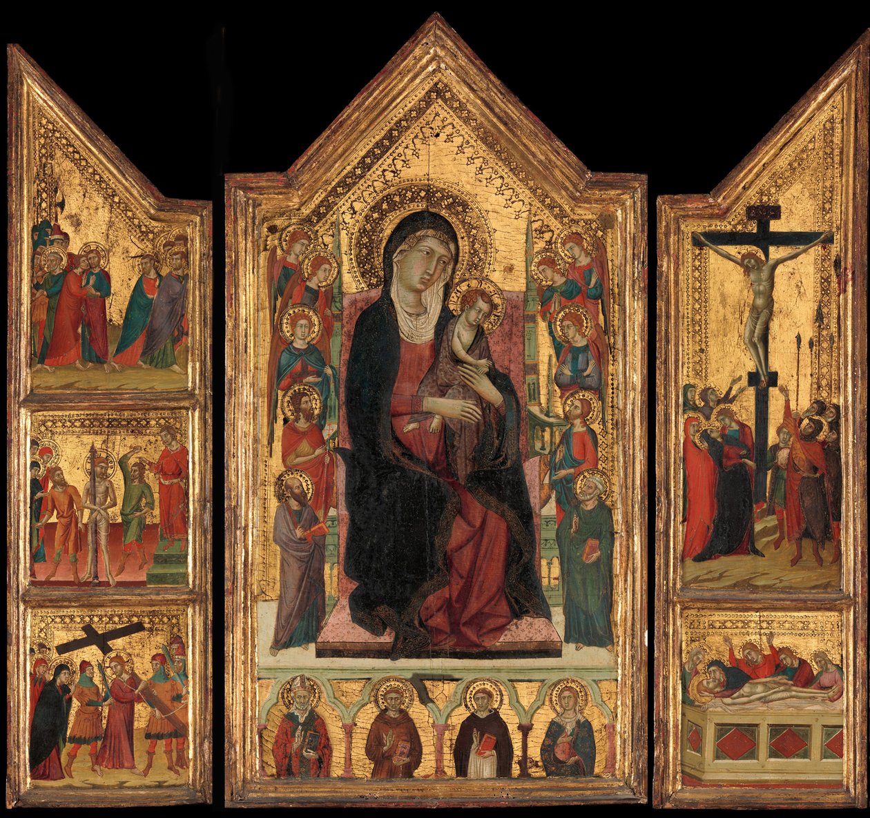 Madonna con Bambino in trono da Master of Monte Oliveto