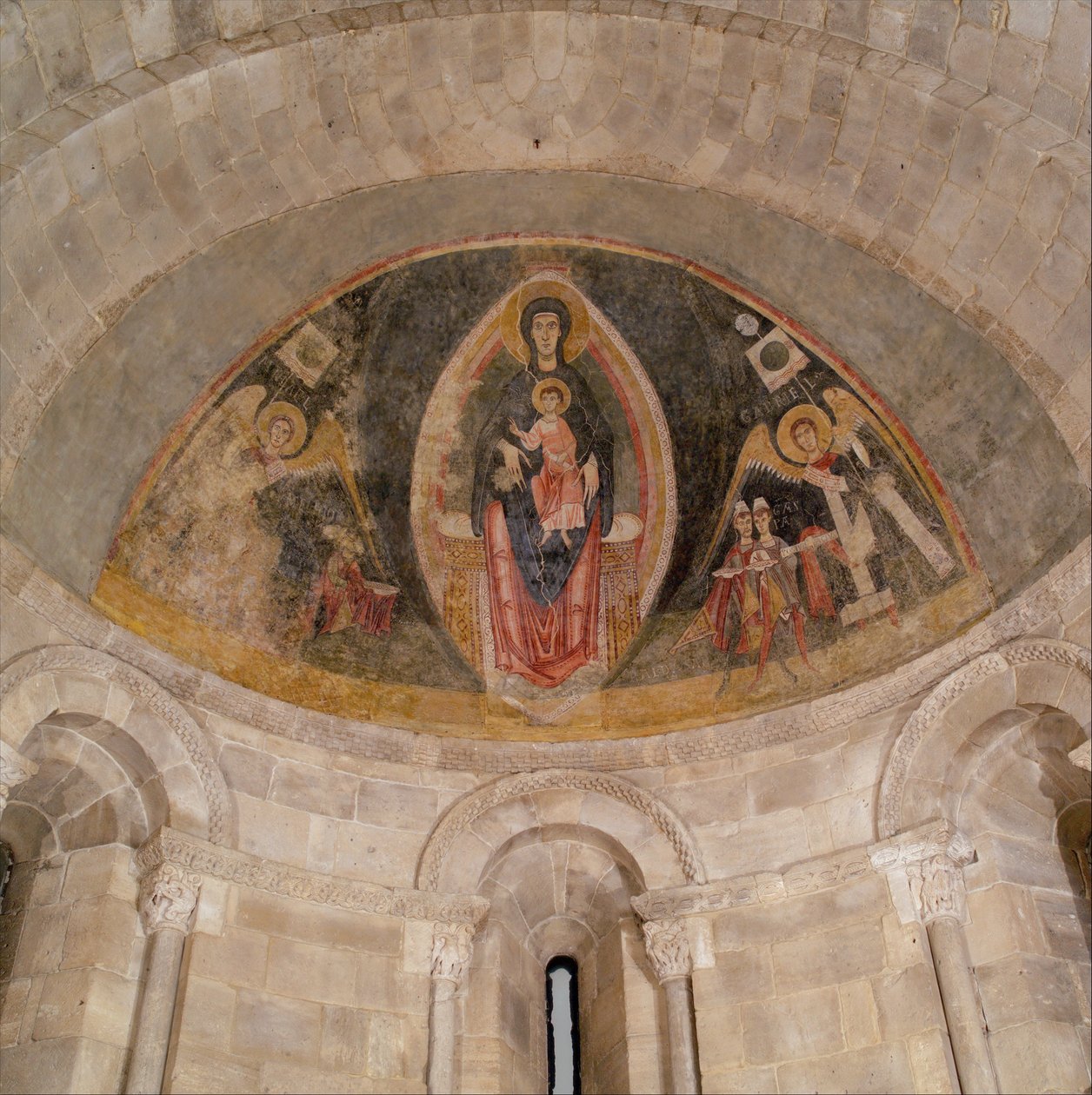 La Vergine e il Bambino in Maestà e l