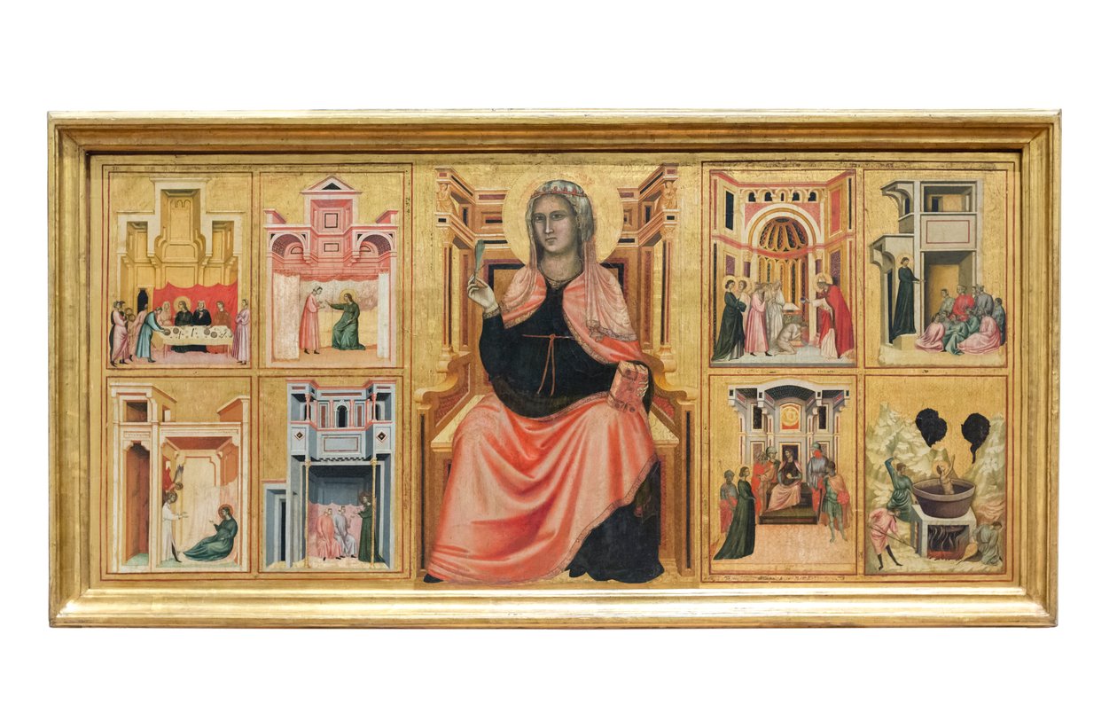 Santa Cecilia e storie della sua vita da Master of Saint Cecilia