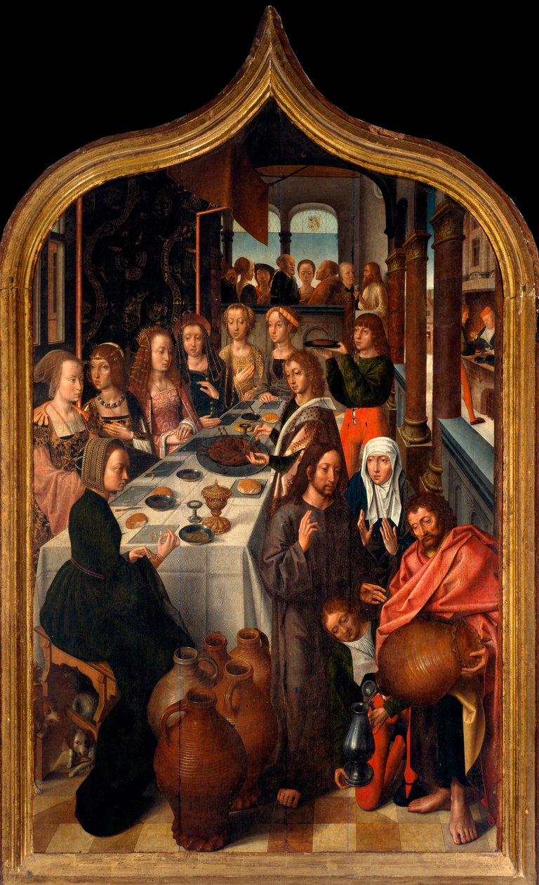 Trittico: Le nozze di Cana da Master of San Lorenzo