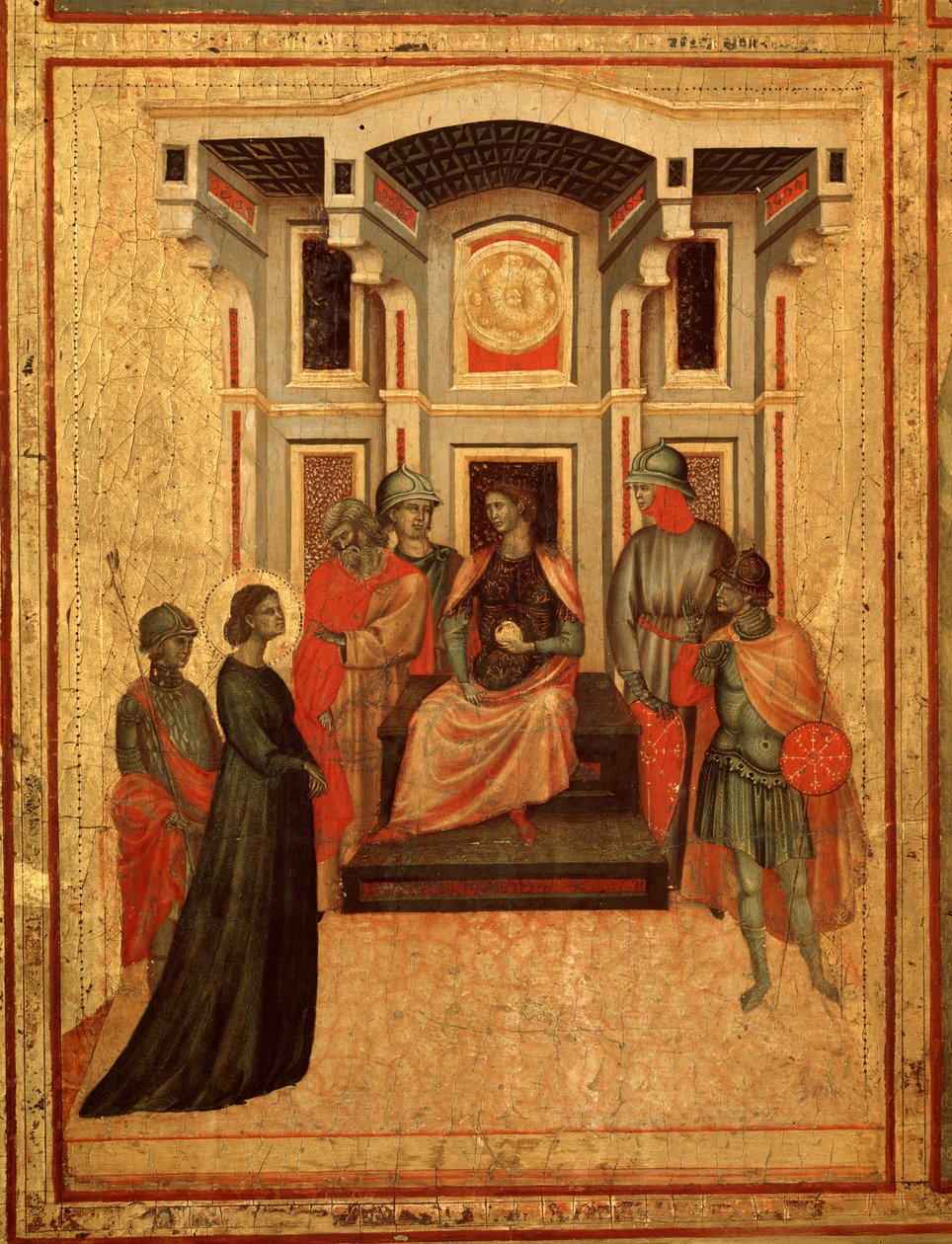 Santa Cecilia e la storia della sua vita (dettaglio) da Master of St. Cecilia