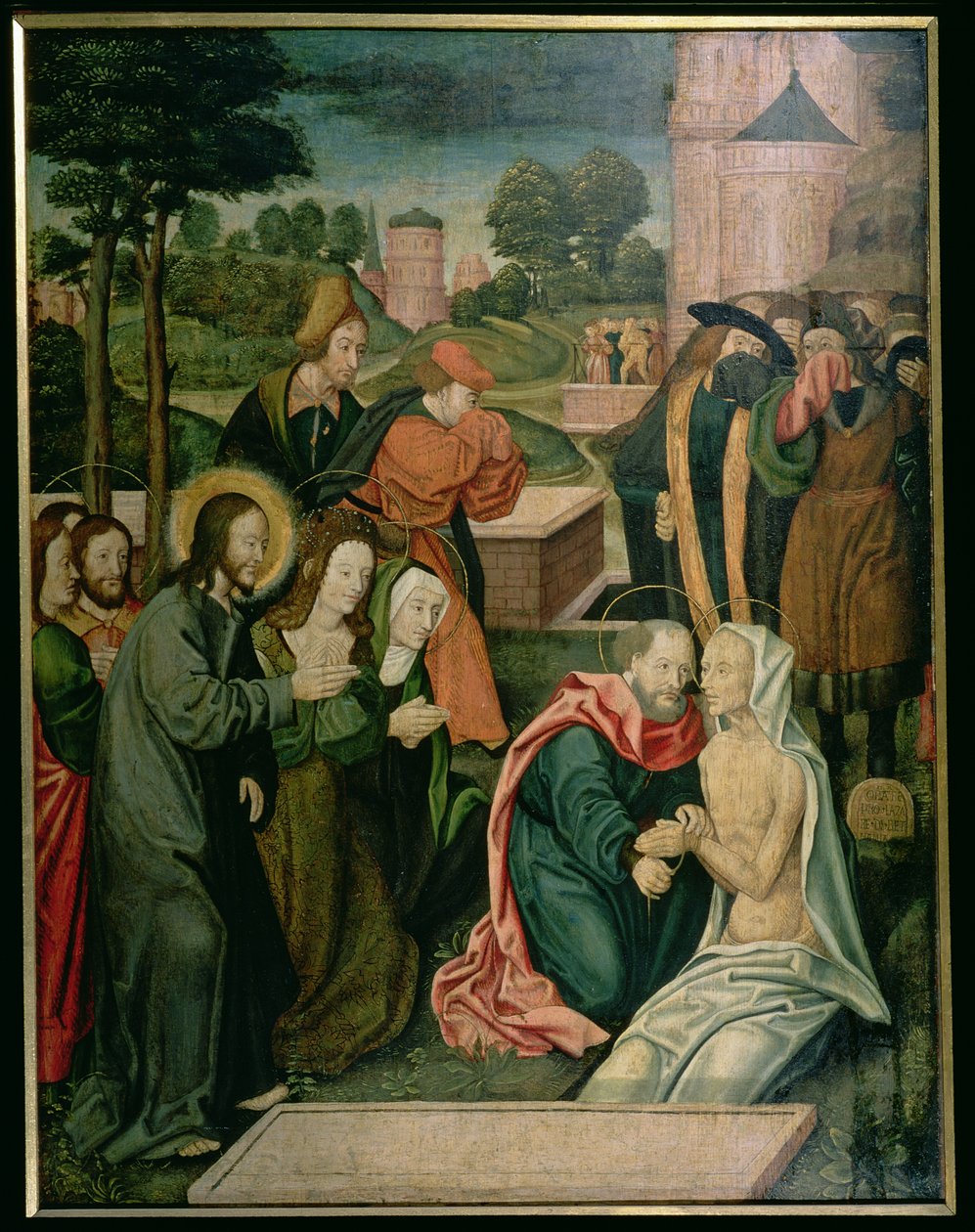 La resurrezione di San Lazzaro da Master of St. Severin
