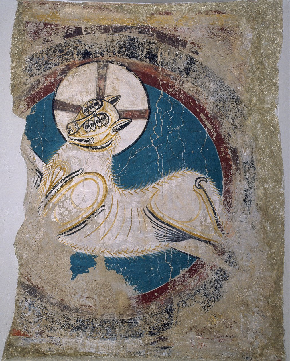 Agnello apocalittico da Sant Climent de Taüll da Master of Tahull