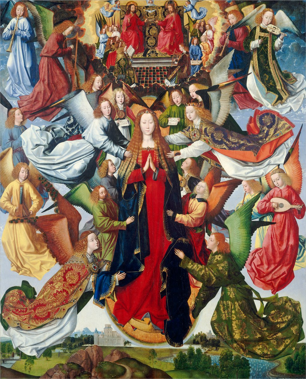 Maria, Regina del Cielo, c. 1485-1500 da Master of The Legend of St. Lucy