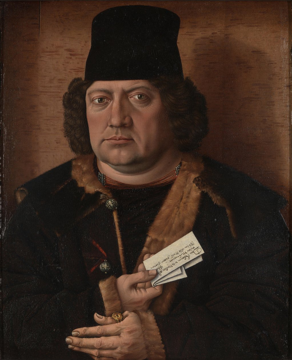 Ritratto di Alexander Mornauer, ca 1464-1488 da Master of The Mornauer Portrait