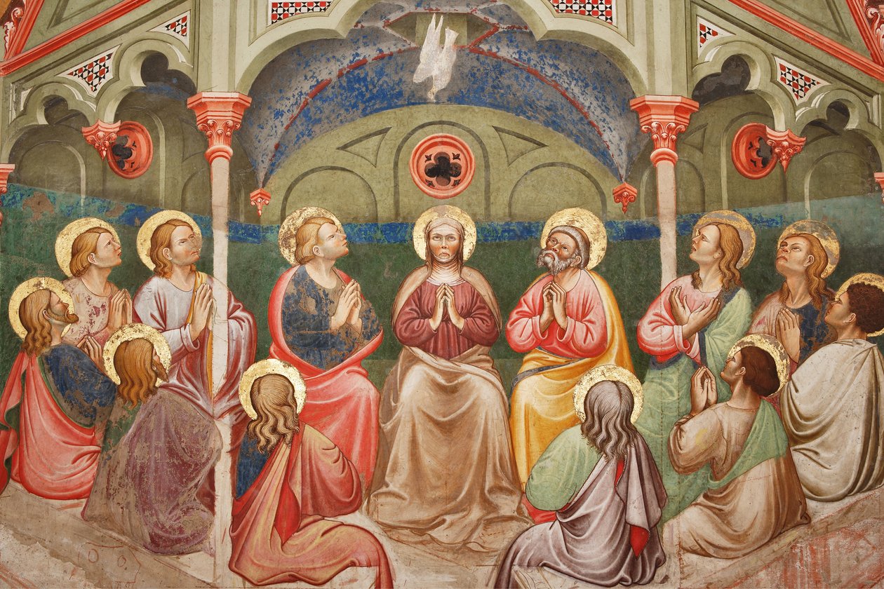 La Pentecoste (dettaglio) da Master of Vignola