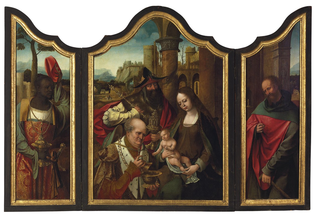 Adorazione dei Magi da Master of the Antwerp Adoration