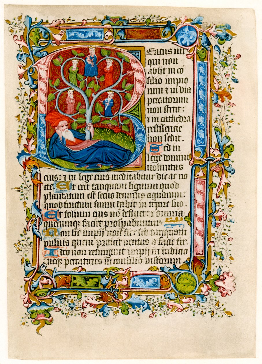 Albero di Jesse da Master of the Beaufort Saints