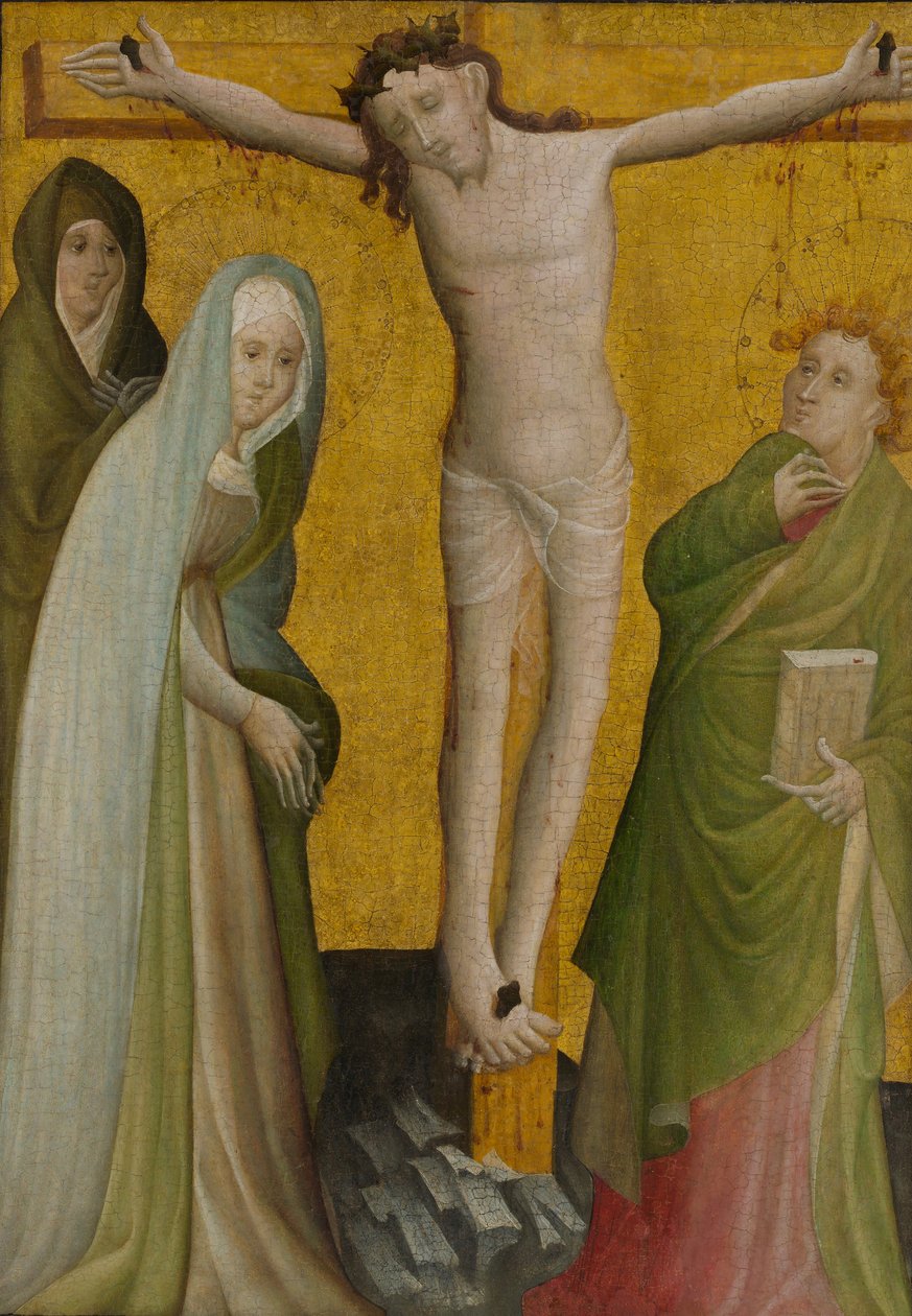 La crocifissione, ca. 1400 da Master of the Berswordt Altar