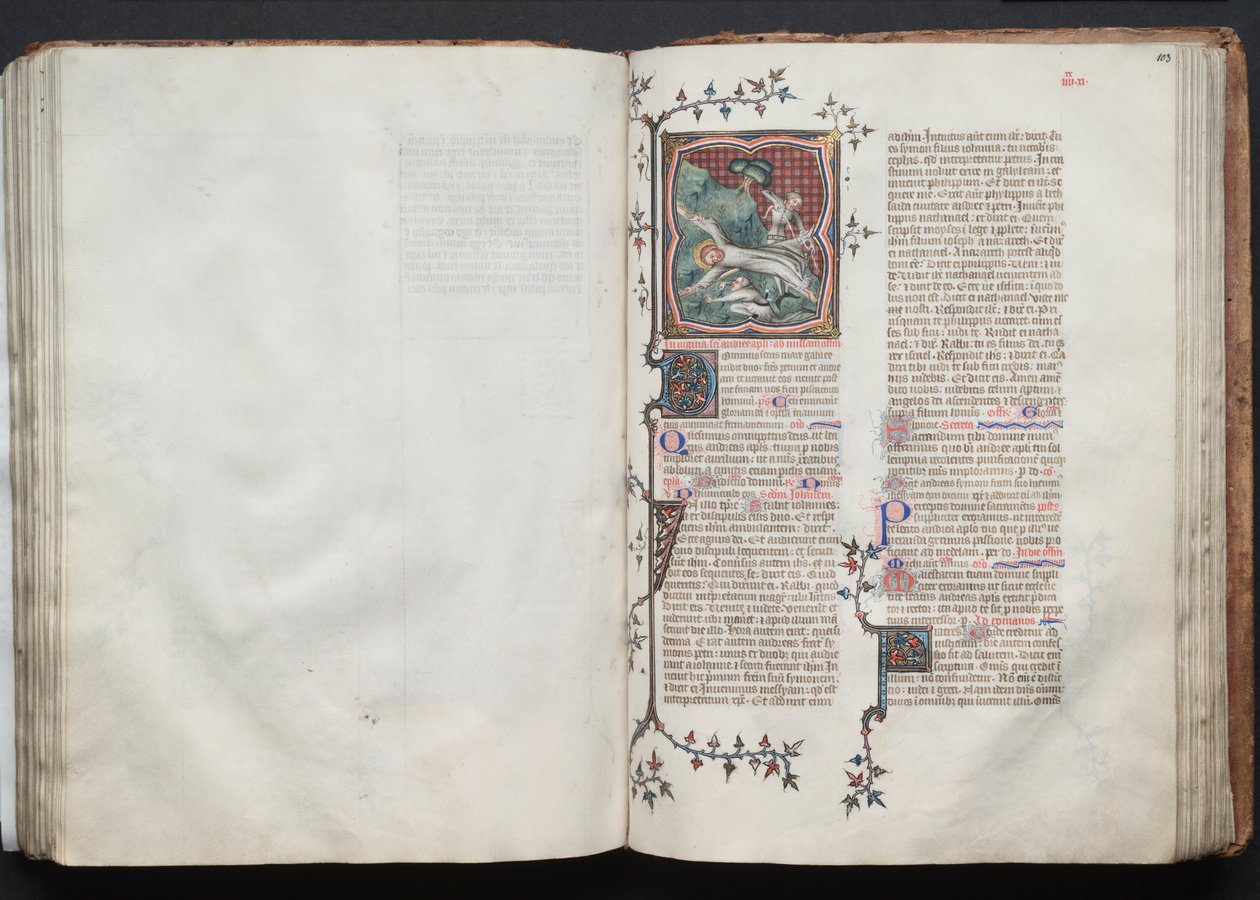 Il Messale di Gotha: Fol. 103r, Sant
