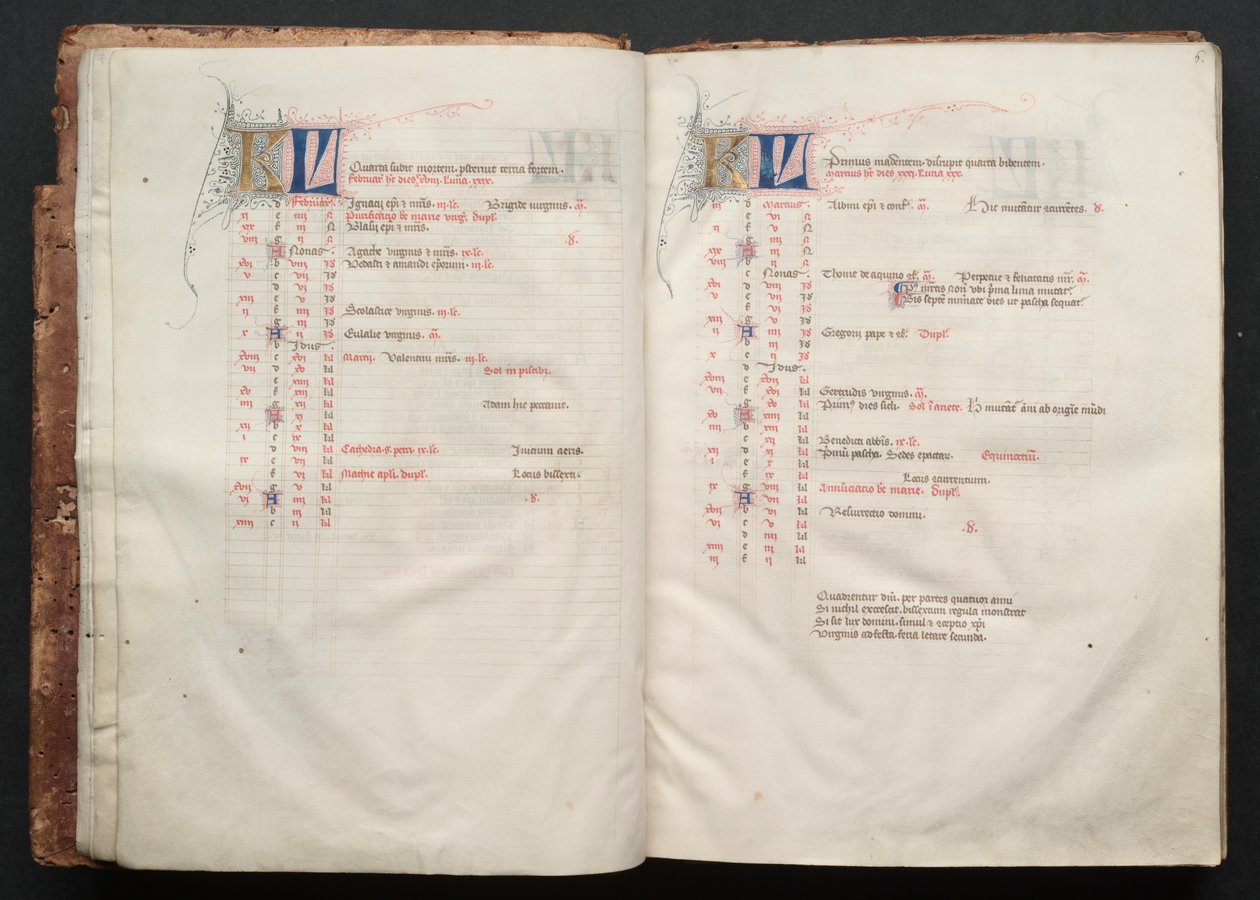 Il Messale di Gotha: Fol. 5v, Testo da Master of the Boqueteaux