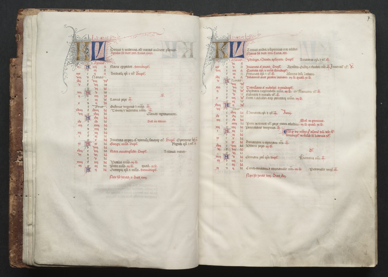 Il Messale di Gotha: Fol. 6v, Testo da Master of the Boqueteaux