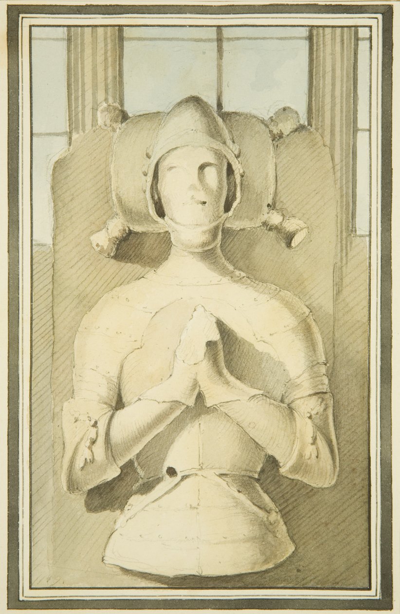 Effigie di Roberto, Duca di Normandia, nella Chiesa di San Filippo, c.1799 da Master of the Bristol Church Monuments