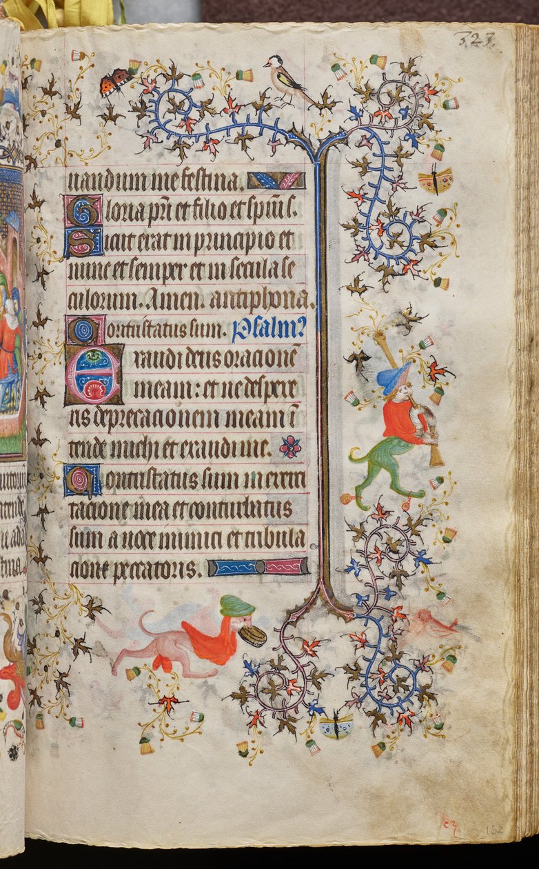 Ore di Carlo il Nobile, re di Navarra (1361-1425): fol. 162r, Testo da Master of the Brussels Initials and Associates