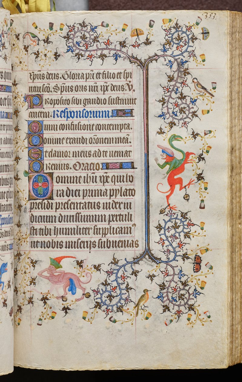 Ore di Carlo il Nobile, re di Navarra (1361-1425): fol. 172r, Testo da Master of the Brussels Initials and Associates