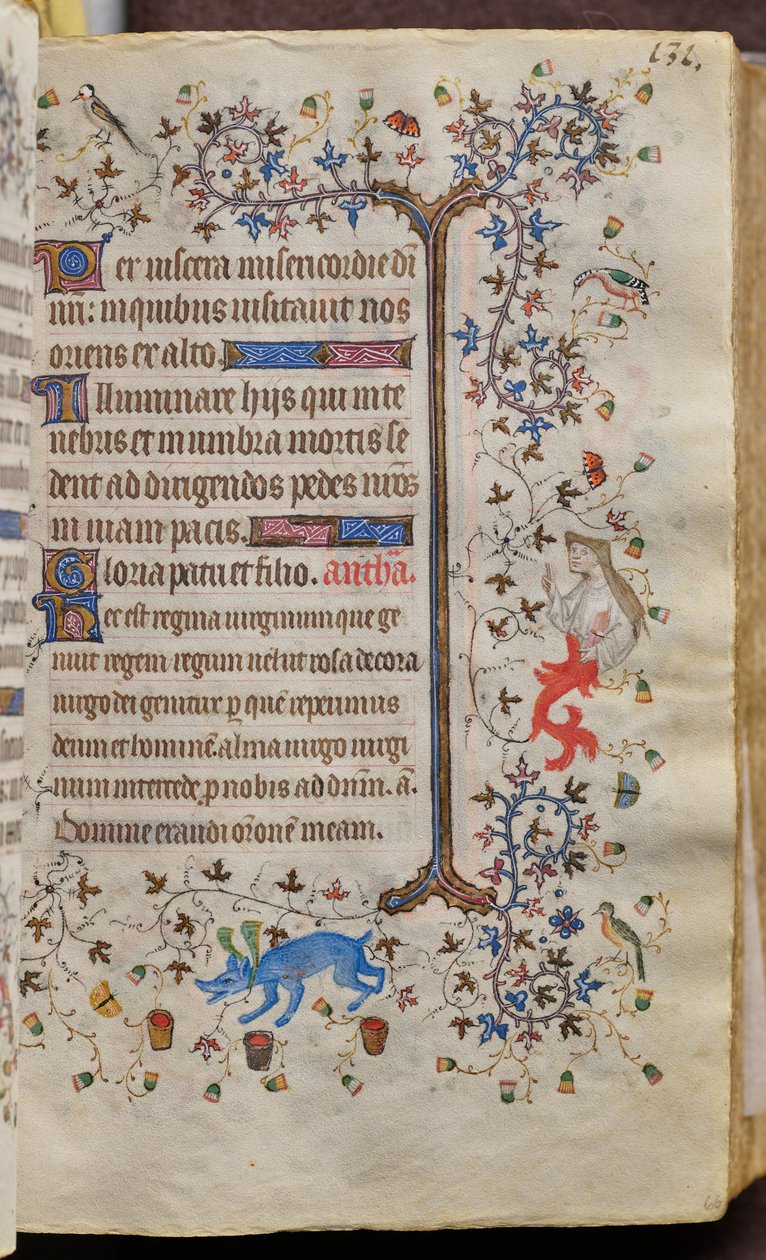 Ore di Carlo il Nobile, re di Navarra (1361-1425): fol. 66r, Testo da Master of the Brussels Initials and Associates