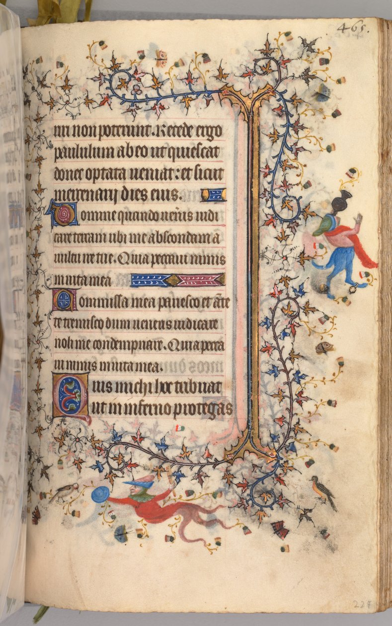 Ore di Carlo il Nobile, re di Navarra: fol. 227r, Testo da Master of the Brussels Initials and Associates