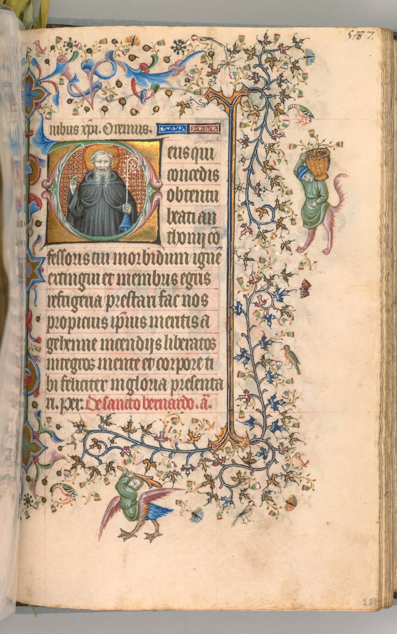 Ore di Carlo il Nobile, Re di Navarra 1361-1425, fol. 288r, Sant
