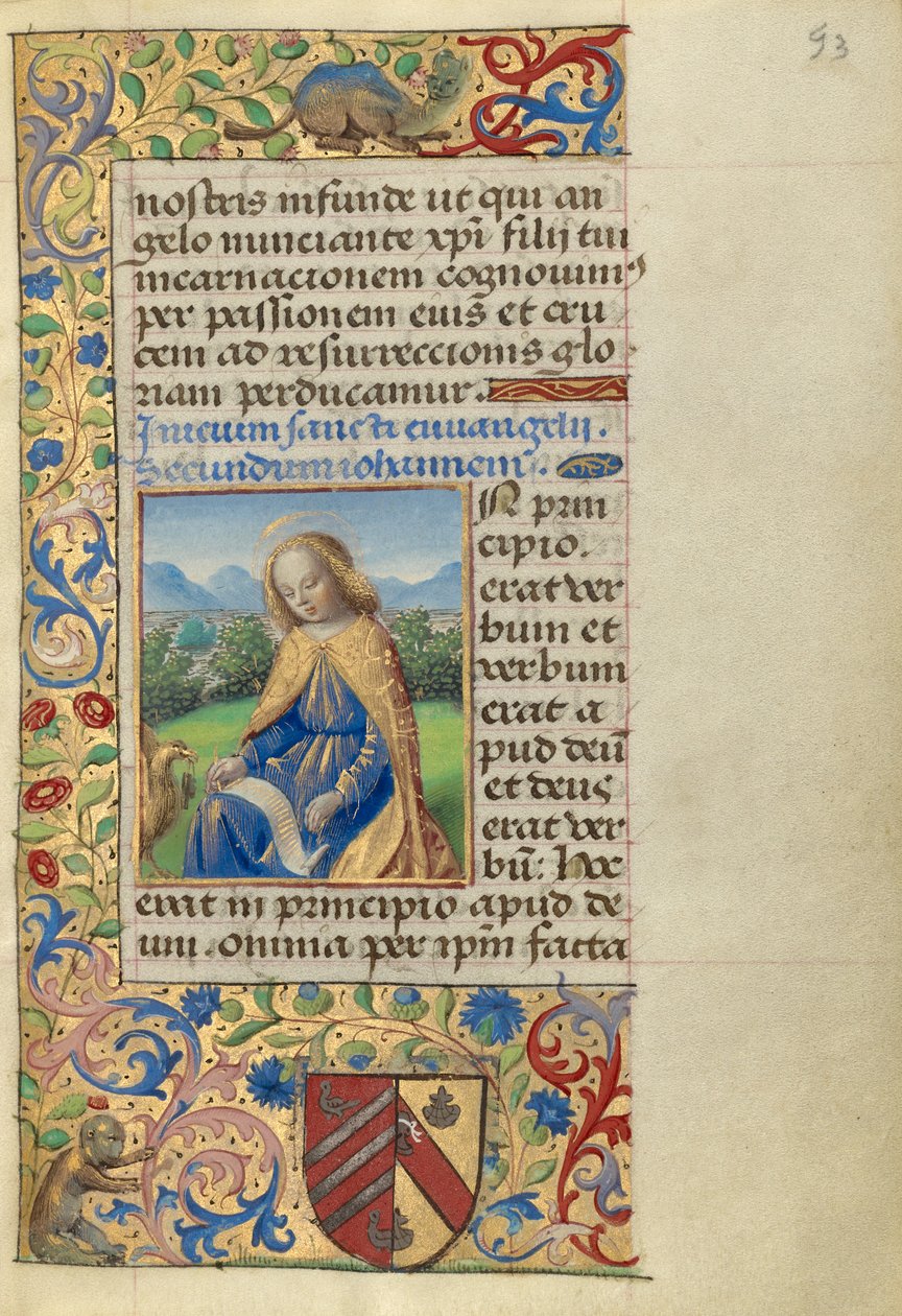 Giovanni a Patmos da Master of the Chronique scandaleuse